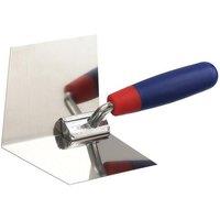R.S.T. 8200 Internal Corner Trowel Soft Touch Handle in Silver