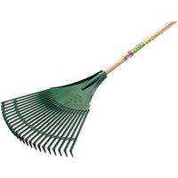 Bulldog Bpr Plastic Leaf Rake Ash Shaft in Green
