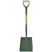 Bulldog All-Steel Square Shovel No.2 5Sm2Am in Green