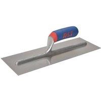 R.S.T. Plasterer'S Finishing Trowel Stainless Steel Soft Touch Handle 16 X 4" in Blue