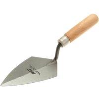 R.S.T. Pointing Trowel Philadelphia Pattern Wooden Handle 5In in Silver