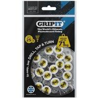 Gripit 15mm Plasterboard Fixing - 25 Pack (Yellow) Stud Wall Anchor Max 71kg in Yellow
