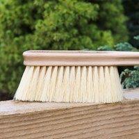 Charles Bentley Charnwood Tampico Hand Brush Garden Maintenance Wood Green