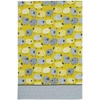 Ulster Weavers 'Dotty Sheep' Animal Print 100% Cotton Tea Towel in Yellow