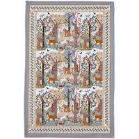 Ulster Weavers 'Wildwood' Graphic Print 100% Cotton Tea Towel in Grey