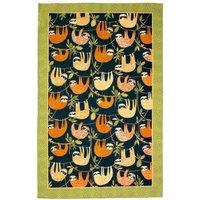 Ulster Weavers 'Hanging Around' Animal Print 100% Cotton Tea Towel in Blue