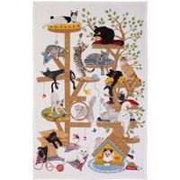Ulster Weavers 'Moggie Mayhem' Animal Print 100% Cotton Tea Towel