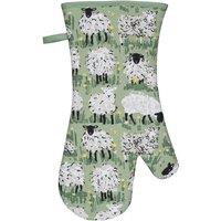 Ulster Weavers 'Woolly Sheep' Animal Print Gauntlet Oven Glove in Green