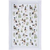 Ulster Weavers 'Farmhouse Ducks' Animal Print 100% Cotton Tea Towel in Green