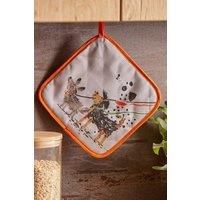 Ulster Weavers 'Dog Days' Animal Print 100% Cotton Pot Mat in Grey
