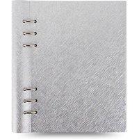 Filofax Saffiano Metallic Silver A5 Clipbook 145004