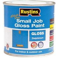 Rustins Small Job Gloss Paint 250ml in Blue
