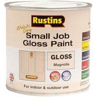 Rustins Quick Dry Small Job Gloss Paint Magnolia 250Ml