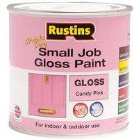 Rustins Quick Dry Small Job Gloss Paint Candy Pink 250Ml