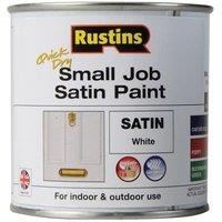 Rustins Quick Dry Small Job Satin Paint White 250Ml