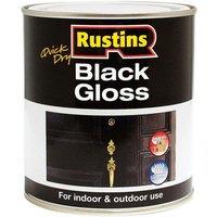 Rustins Quick Dry Black Gloss 250Ml