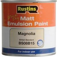 Rustins Quick Dry Matt Emulsion Paint Magnolia 250Ml