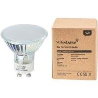 ValueLights GU10 Pack of 6 3W Spotlight Cool White LED Bulbs