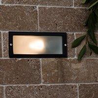 ValueLights Thornton Brick Light Black Outdoor Wall Brick Light