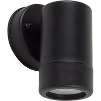ValueLights Mellor Black Outdoor Wall Downlight