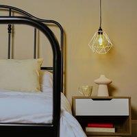 ValueLights Diablo White Ceiling Pendant Shade