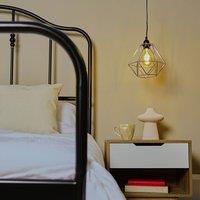 ValueLights Diablo Silver Ceiling Pendant Shade