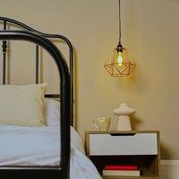 ValueLights Diablo Copper Ceiling Pendant Shade