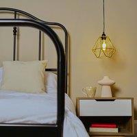 ValueLights Diablo Gold Ceiling Pendant Shade