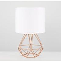 ValueLights Angus Copper Table Lamp