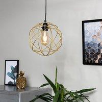 ValueLights Rutherford Gold Ceiling Pendant Shade
