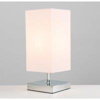 ValueLights Yuko Silver Table LampTouch On/Off