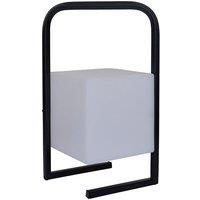 ValueLights Corte Black Outdoor Table Lamp Dimmable