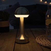 ValueLights Troy Satin Brass Table Lamp Dimmable in Gold