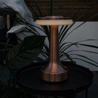 ValueLights Talence Copper Table Lamp Dimmable
