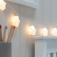 ValueLights Set of 10 Battery Powered Star Fairy String Lights in White