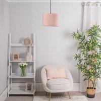 ValueLights Torbery Set of 3 Nesting Easy Fit Ceiling Pendant Light Lamp Shades in Dusty Pink