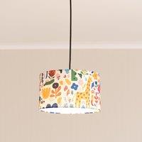 ValueLights Congo Childrens Nursery Drum Ceiling Table Floor Light Lamp Shade