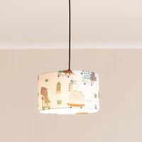 ValueLights Dino Childrens Nursery Drum Ceiling Table Floor Light Lamp Shade