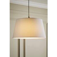 ValueLights Aspen White Tapered Easy Fit Pendant Lamp Shade | Size: Medium