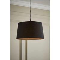 ValueLights Aspen Black Tapered Easy Fit Pendant Lamp Shade | Size: Small