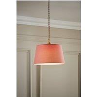 ValueLights Aspen Blush Pink Tapered Easy Fit Pendant Lamp Shade in Pale Pink | Size: Small