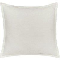Morris & Co 'Pure Linen Cotton' Square Pillowcase in Silver