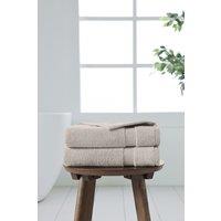 Martex 100% Cotton, 750gsm Hand Towel (Pack of 2) in Silver