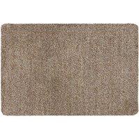 JVL Kensington Machine Washable Barrier Doormat 50x75cm Brown | Size: 50 cm x 75 cm