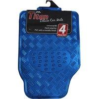 JVL Titan Car Mat Set - Blue | Size: 45 cm x 70 cm