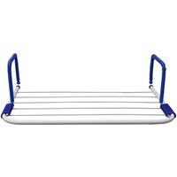 JVL Folding Clothes Radiator Drying Airer in White | Size: 1 Pack
