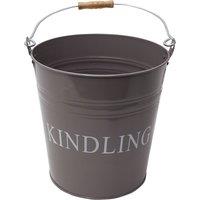 JVL Charloton Kindling Bucket - Grey