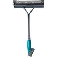 JVL Car Care Cleaning Range Window Squeegee with Sponge in Blue | Size: 1 Pack