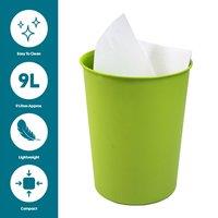 JVL Vibrance Waste Paper Basket - Green | Size: 1 Pack