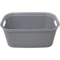 JVL Loop 38L Laundry Basket - Grey | Size: 1 Pack